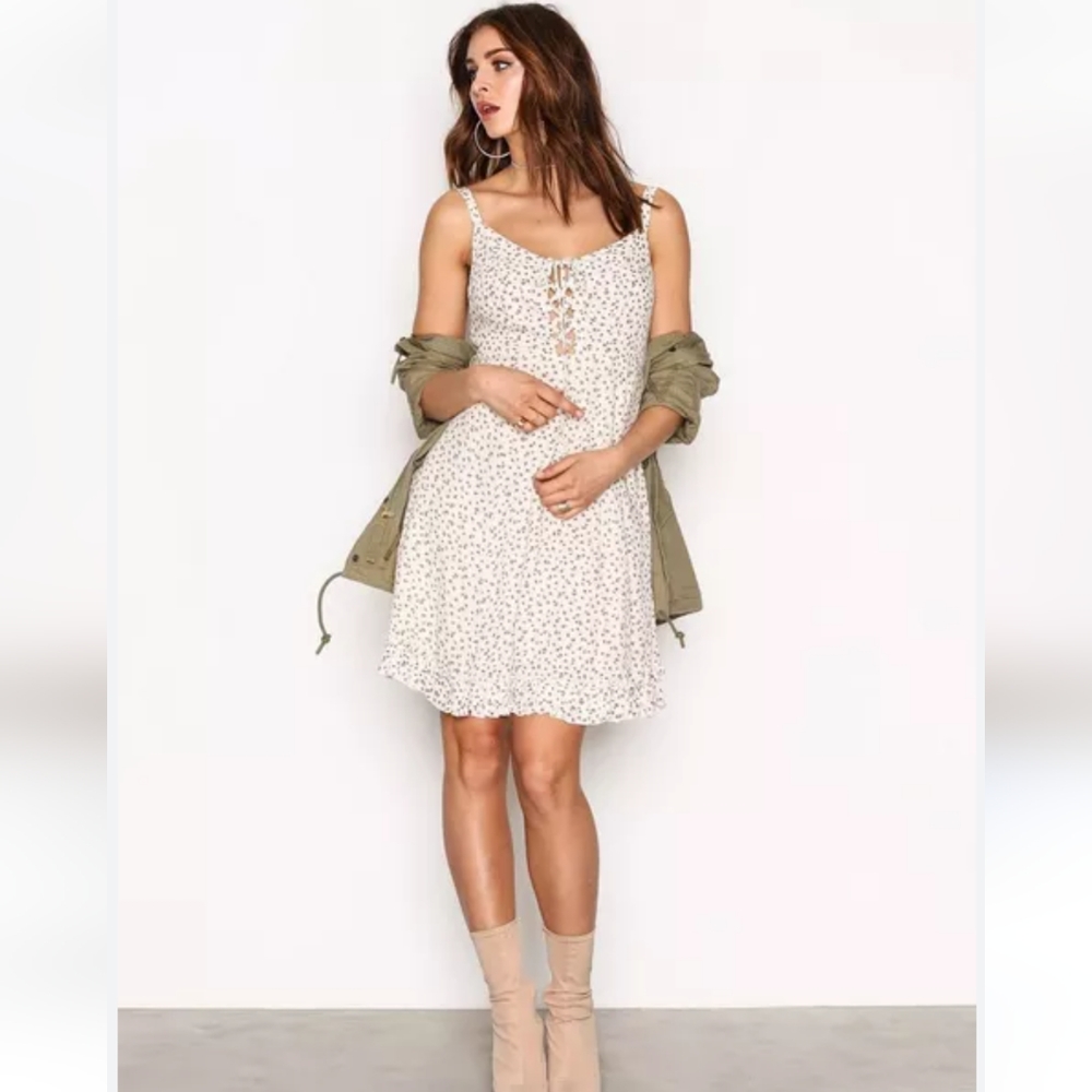 Denim & Supply Ralph Lauren White Floral Midi Dress
